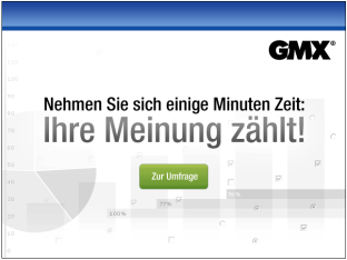 Neutrale Online-Befragung auf GMX und/oder WEB.DE Instrument & Methode Online-Befragung, die vor Kampagnenstart auf den UIM-Angeboten GMX und/ oder WEB.DE durchgeführt wird.