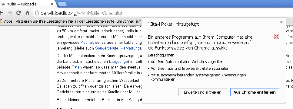4.d. Picker als Erweiterung Add-on im Internet Explorer (ab Version 10, 32bit oder 64bit) Erweiterung in Chrome (und Opera) ab Version 20 bzw.