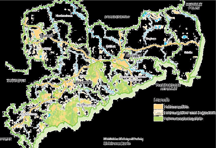 Grubenlandschaft in Sachsen: Hohlraumkarte Freiberg Zwickau/ Oelsnitz i. E.