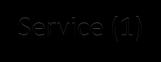 Service (1) Wir erbringen Dienste nach dem