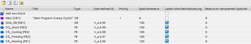 Innovationen STEP 7 Sammlung nützlicher Funktionserweiterungen - STEP 7 spezifisch S7-Graph Setting für minimales Interface Mit dem Setting Minimum interface parameters wird ausschließlich die