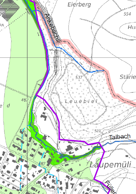 Basler & Hofmann Hochwasserschutz am Talbach in Laupen 15 Abb.