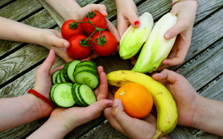 5-mal am Tag Obst und Gemüse... lautet die wichtigste Regel, wenn es um eine gesunde Ernährung geht. Insgesamt 2 Portionen Obst und 3 Portionen Gemüse sollten am Tag gegessen werden.
