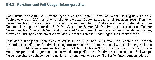 SAP PKL Auszug: Netweaver Full-Use / Foundation 2008 V6.