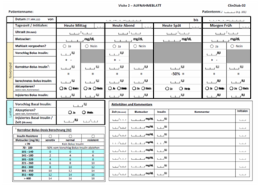 n=25 n=25 n=37 n=37 n=30 ClinDiab01 ClinDiab02 ClinDiab03 ClinDiab04 22 Study design Ziel: Die Leistung