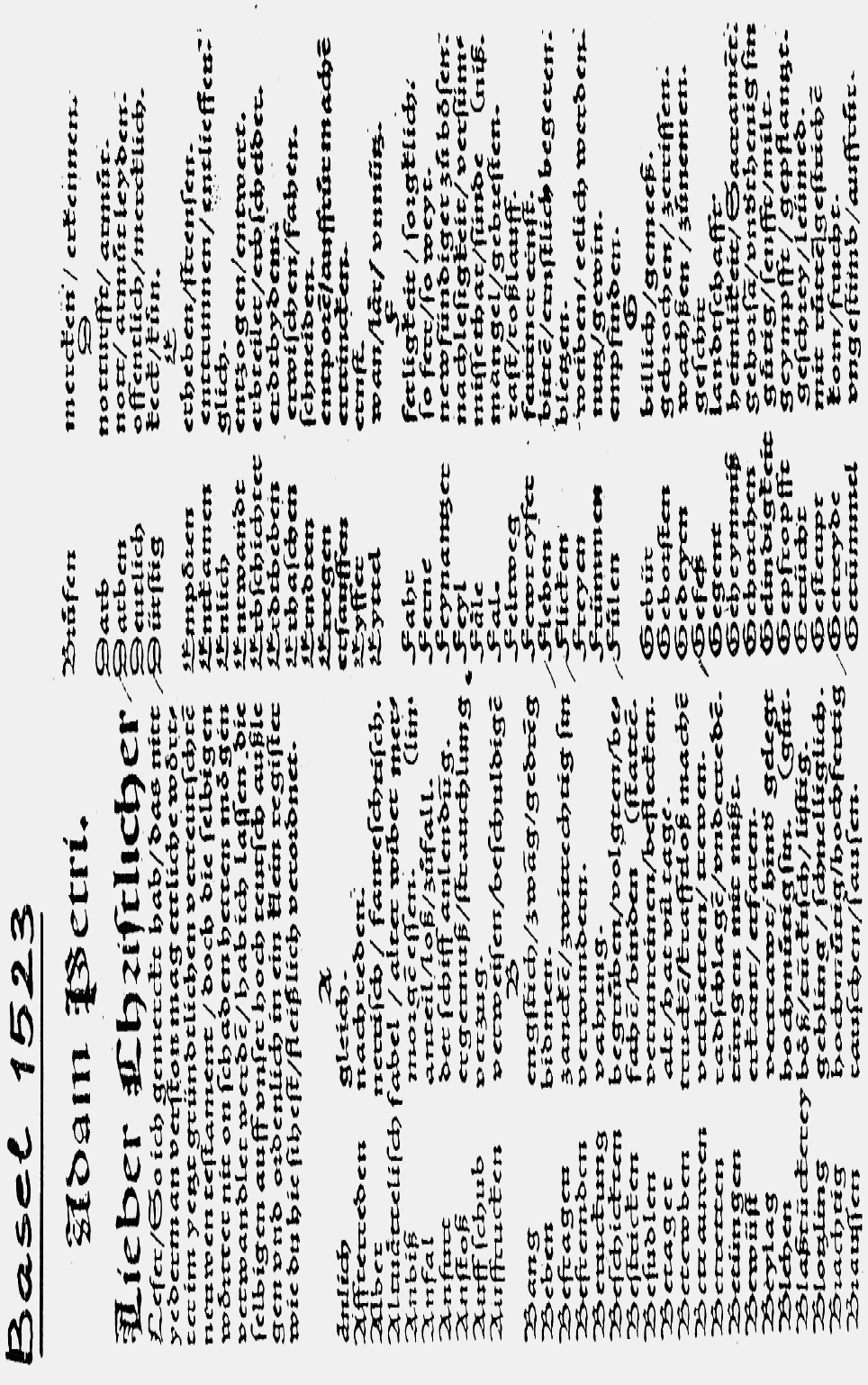 Universität Leipzig Blatt 7 Anfänge einer regional orientierten Sprachbeschreibung Schon 1523 war die Basler Ausgabe von Luthers Septemberbibel durch den Drucker Adam Petri mit einem der ersten