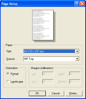 SCHRITT 2: Angeben des Papierformat im Dialog»Drucklayout«Der Dialog»Drucklayout«wird angezeigt. Stellen Sie sicher, dass das Kästchen»Ausgabeauflösung verwenden«nicht aktiviert ist.