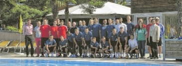 Der Fußballklub Vysocina Jihlava der ersten tschechischen Liga absolvierte samt Trainerstab mit rund 35 Personen eine Trainingswoche im SPA Resort Therme Geinberg.