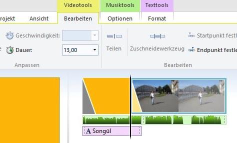 Video-Editing Windows Movie Maker Audio Teil 1 (Türkisch) einfügen.