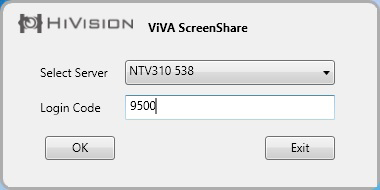 PC2TV-MODUS ScreenShare starten und verbinden Führen Sie einen Doppelklick auf das Icon ScreenShare auf Ihrem Desktop aus bzw.