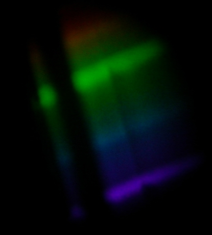 Die Lampen, deren Spektren ich aufgenommen habe, sind in einer geschätzten Entfernung zwischen 1 km und 3 km.