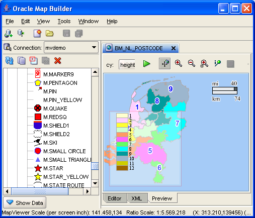 Architektur Überlegung, Mapbuilder Load geodata shape, line, point data Create base-maps