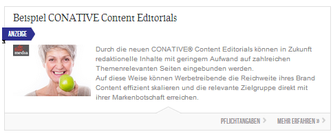 CONATIVE Content Editorials NATIVE ANPASSUNG FÜR WENIGER REAKTANZ!
