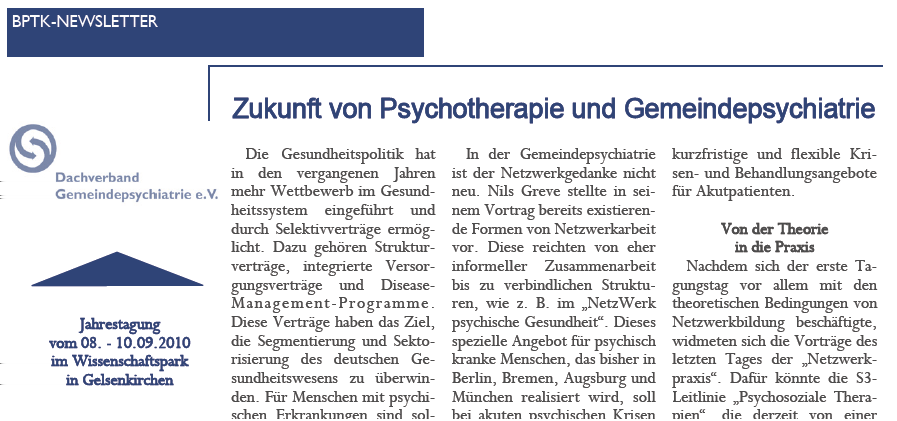 Psychotherapie und