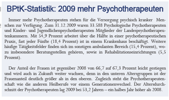 PsychThG - eine Bestandsaufname 18.