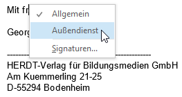 3 Xpert - Europäischer ComputerPass - Kommunikation (mit Outlook 2013) Signaturen manuell einfügen Möchten Sie standardmäßig keine Signatur in Ihren Nachrichten verwenden und diese nur bei Bedarf