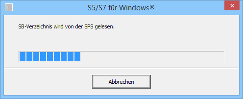 Seite 2-64 S5 für Windows Grundlagen Kapitel 2 Die Aktivierung der Online-Verbindung zur SPS muss bestätigt werden.