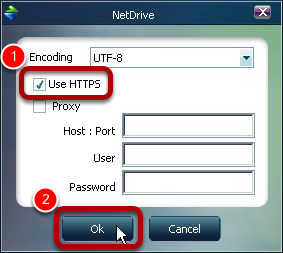 SSL Verschlüsselung aktivieren Setzen Sie in der Checkbox Use HTTPS ein Häkchen.