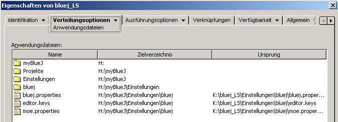 H:\myBlueJ\Einstellungen\ in das Verzeichnis K:\bluej\Einstellungen\ kopieren und dann 3. die Datei bluej.properties auf Plausibilität überprüfen: die Eigenschaften bluej.recentproject0= und bluej.