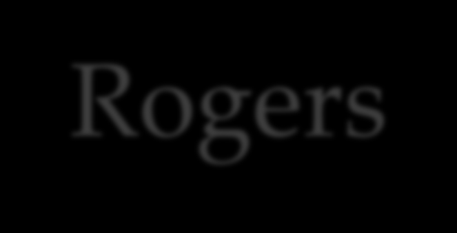 Menschenbild nach Rogers Zentraler Begriff des Selbstkonzeptes o fully functioning person