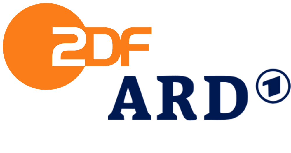 Der Radio-Sender arbeitet mit diesen 2 Fernseh-Sendern zusammen: Mit dem ZDF und mit der ARD. Das steht auch im Rundfunk-Staats-Vertrag.