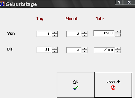 Nachdem Sie alle Filterkriterien eingegeben haben, klicken Sie auf OK. Wenn Sie den Filter zu einem späteren Zeitpunkt wieder verwenden möchten, haben Sie nun die Möglichkeit, ihn zu speichern.