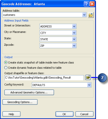 Das DialogfeldDaten werden gespeichert wird angezeigt. 8. Klicken Sie auf den Dropdown-Pfeil Speichern als, und wählen Sie File- und Personal- Geodatabase-Feature-Classes aus. 9.