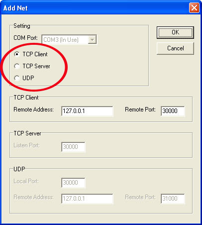 6. Ein COM-Port-Eintrag sollte nun im Fenster VSerPortConsole angezeigt werden und ein COM Port sollte auch im Windows Geräte-Manager sichtbar sein. 7.