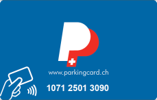 3.3 Branchenspezifische bargeldlose Zahlungssysteme 3.3.1 ParkingCard Für das Ein- und Ausfahren mit Abrechnung der Parkgebühr über das ParkingCard-System wird ein ISO-normierter RFID-Badge benötigt.