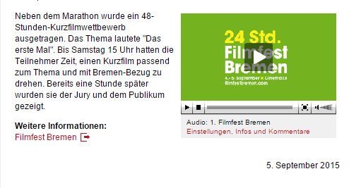 Radio Bremen 5.9.