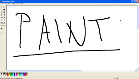 Microsoft Paint Gestalten am Computer PAINT ist ein Microsoft-Zubehörprogramm, das beim Kauf von Windows-Betriebssystemen automatisch mitgeliefert wird.