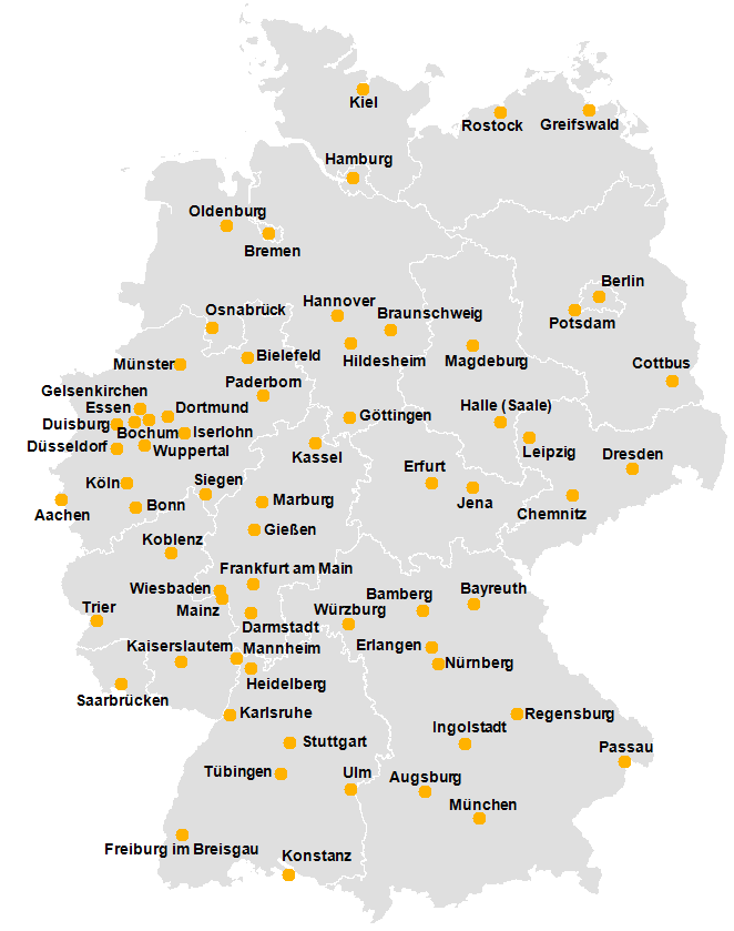 So viel kostet das Wohnen in Deutschlands beliebtesten Universitätsstädten Der große Uni-Städte-Check von immowelt.
