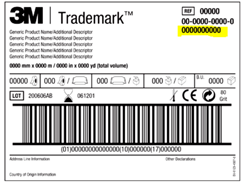 Neue 10-stellige Artikelnummern 5 Produktkennzeichnung Produktkennzeichnung Versandkarton-Etikett Neue
