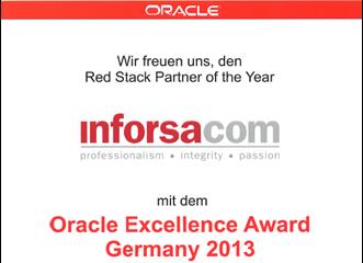 Leistungsportfolio im Bereich Oracle PORTFOLIO Deutschlands Database Partner des Jahres 2010, 2011, 2012 Europas Database Partner des Jahres 2012 Gewinner des Oracle Red Stack Partner Awards 2013