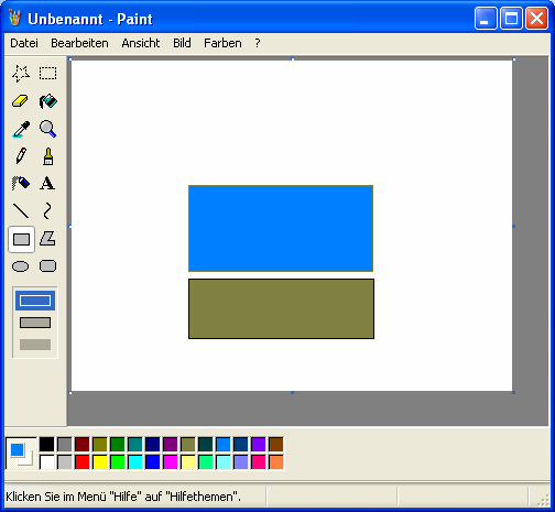 27. Lektion Bilder zeichnen Mit dem Programm Paint aus dem Zubehör können Sie einfache Skizzen und Bilder zeichnen.