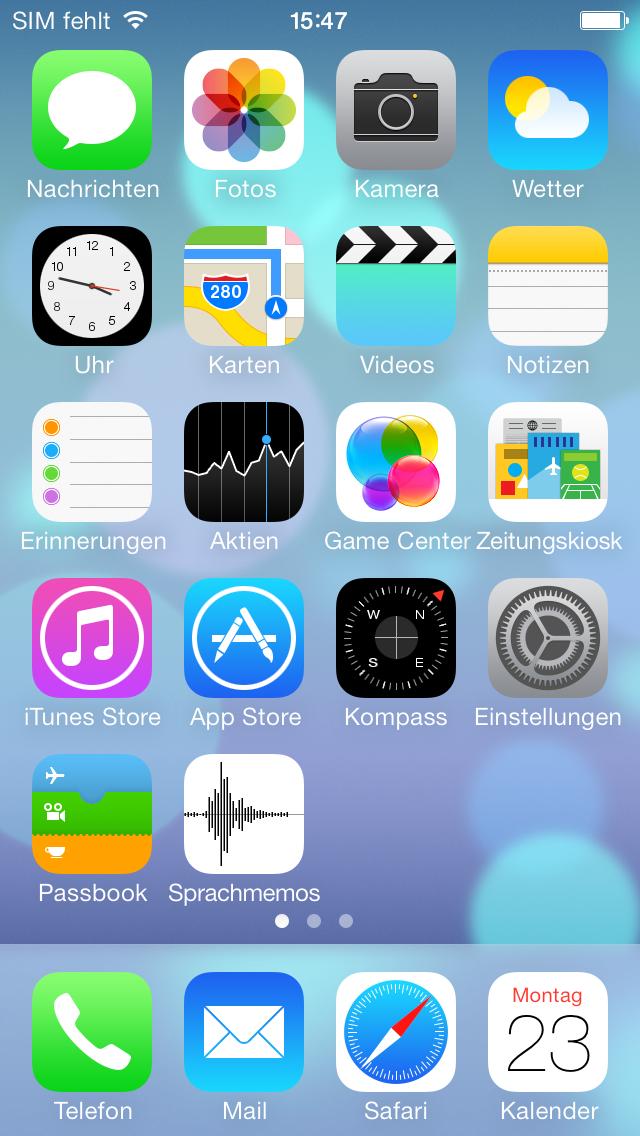 1. Download der SZ Digital-App Durch Auswahl des App Stores auf der Startseite Ihres iphones gelangen Sie in den App