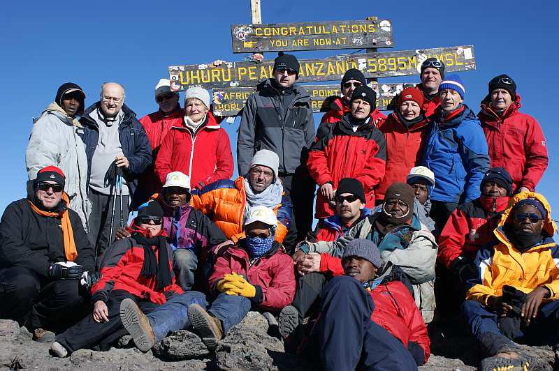 Kilimanjaro (5.895m).