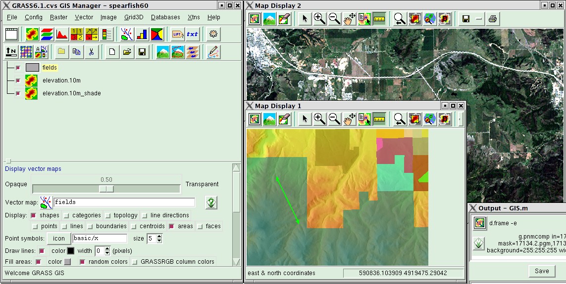 GRASS The Geographic Resources Analysis Support System is a Geographic Information System (GIS)