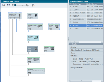 SIMATIC ET 200 Alle PROFINET Geräte aller Hersteller Modul 3 Phase 1 Installation/Montage PROFINET-Netzwerke einrichten und IO-Signale testen Highlights Rücklesen aller angeschlossenen PROFINET