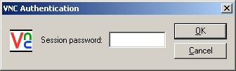 Sie werden nun nach dem Password gefragt. Geben Sie nun das von Ihnen bereits weiter oben hinterlegte Password ein und bestätigen Sie mit ok. Nun sind Sie am Ziel angelangt.