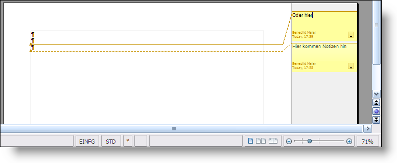 Überarbeiten Die Überarbeitung eines Dokuments funktioniert ähnlich. Allerdings gibt es in Writer keine Symbolleiste. Neuerungen bei OOo 3.x (ca. 9.08) Bei StarOffice 3.
