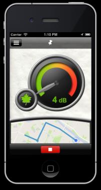 Architektur (vereinfacht) Smartphones (Noisemap App) da_sense Plattform Drahtlose Sensoren (z.b.