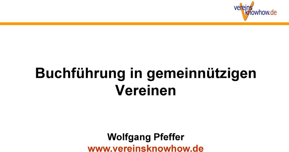 Buchfuhrung In Gemeinnutzigen Vereinen Wolfgang Pfeffer Pdf Free Download