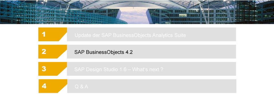 Suite 2 SAP BusinessObjects 4.