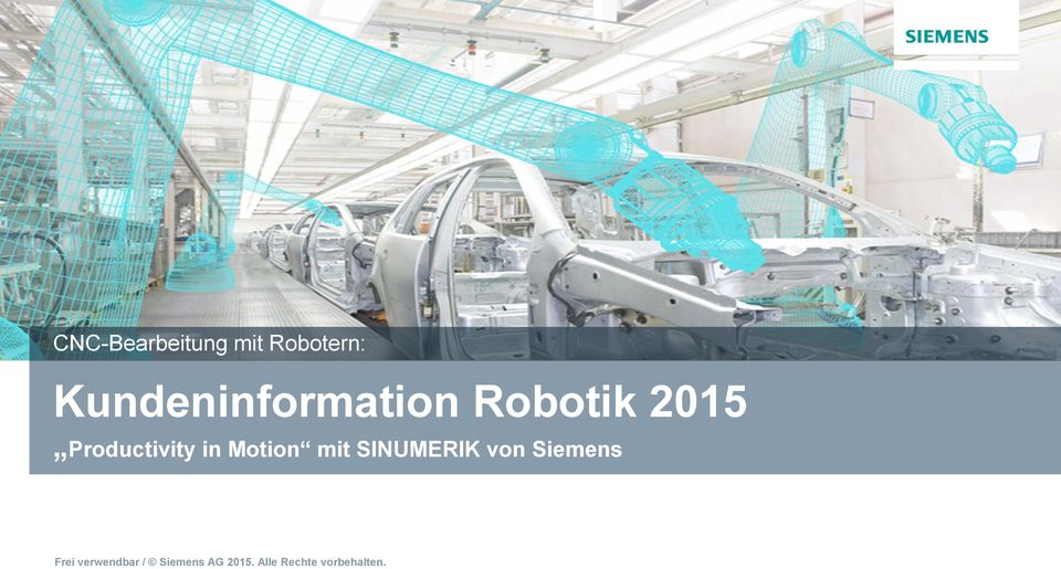 Robotik 2015 Productivity