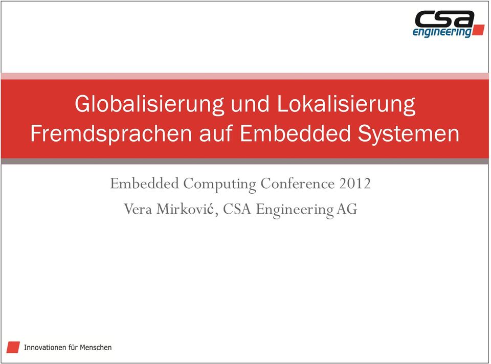 Systemen Embedded Computing