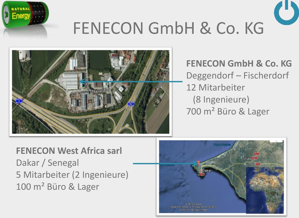 Ingenieure) 700 m² Büro & Lager FENECON West Africa