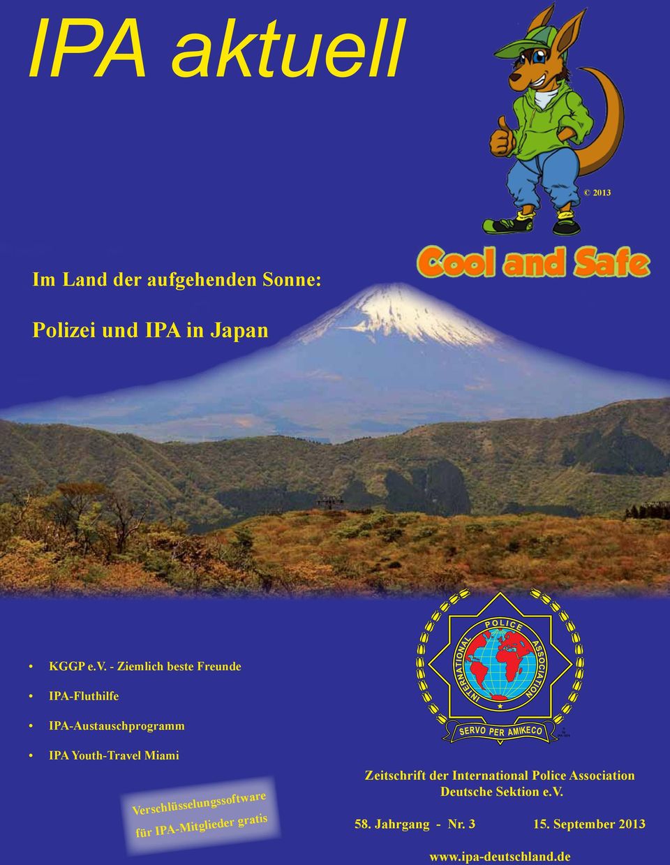 Verschlüsselungssoftware für IPA-Mitglieder gratis Zeitschrift der International Police