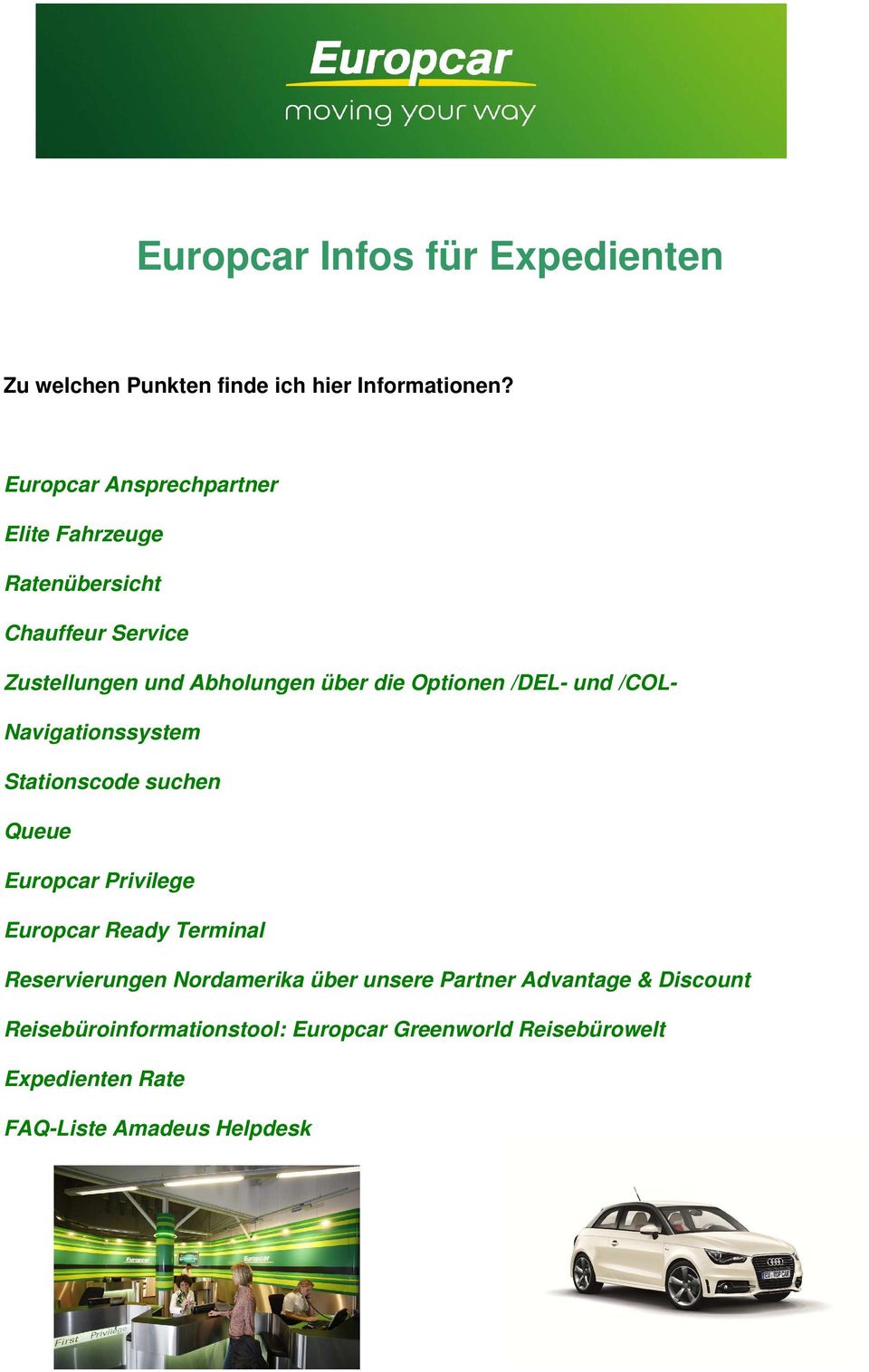 Europcar Infos Fur Expedienten Pdf Free Download