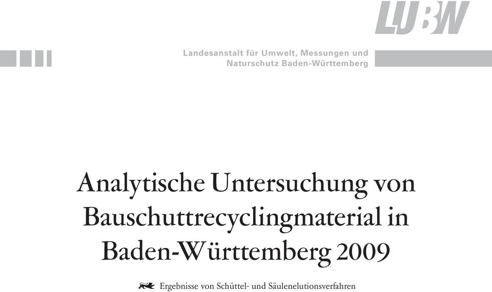 Bauschuttrecyclingmaterial in Baden-Württemberg